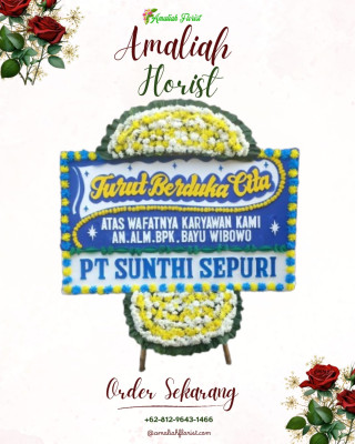Papan Bunga Duka di Botumoito