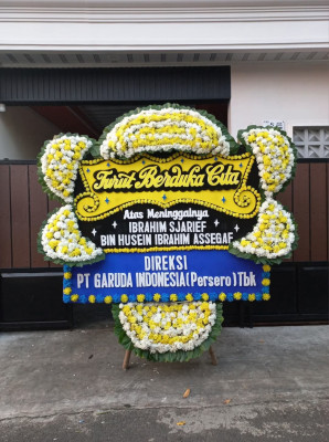 Papan Bunga Duka di Botumoito